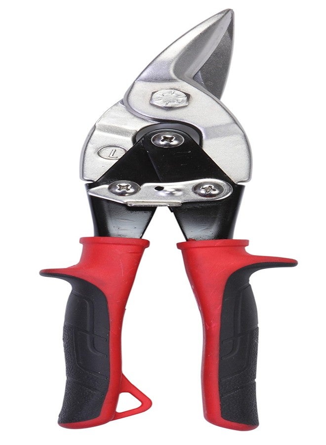 JCB Aviation Snip, Left Curve, CrV Steel, Ergonomic comfort grip handle, 22025343